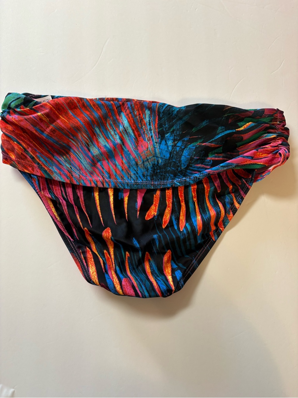 Bleu Rod Beattie sarongTropical Multicolor hipster Bikini Bottom 6 - Picture 10 of 11